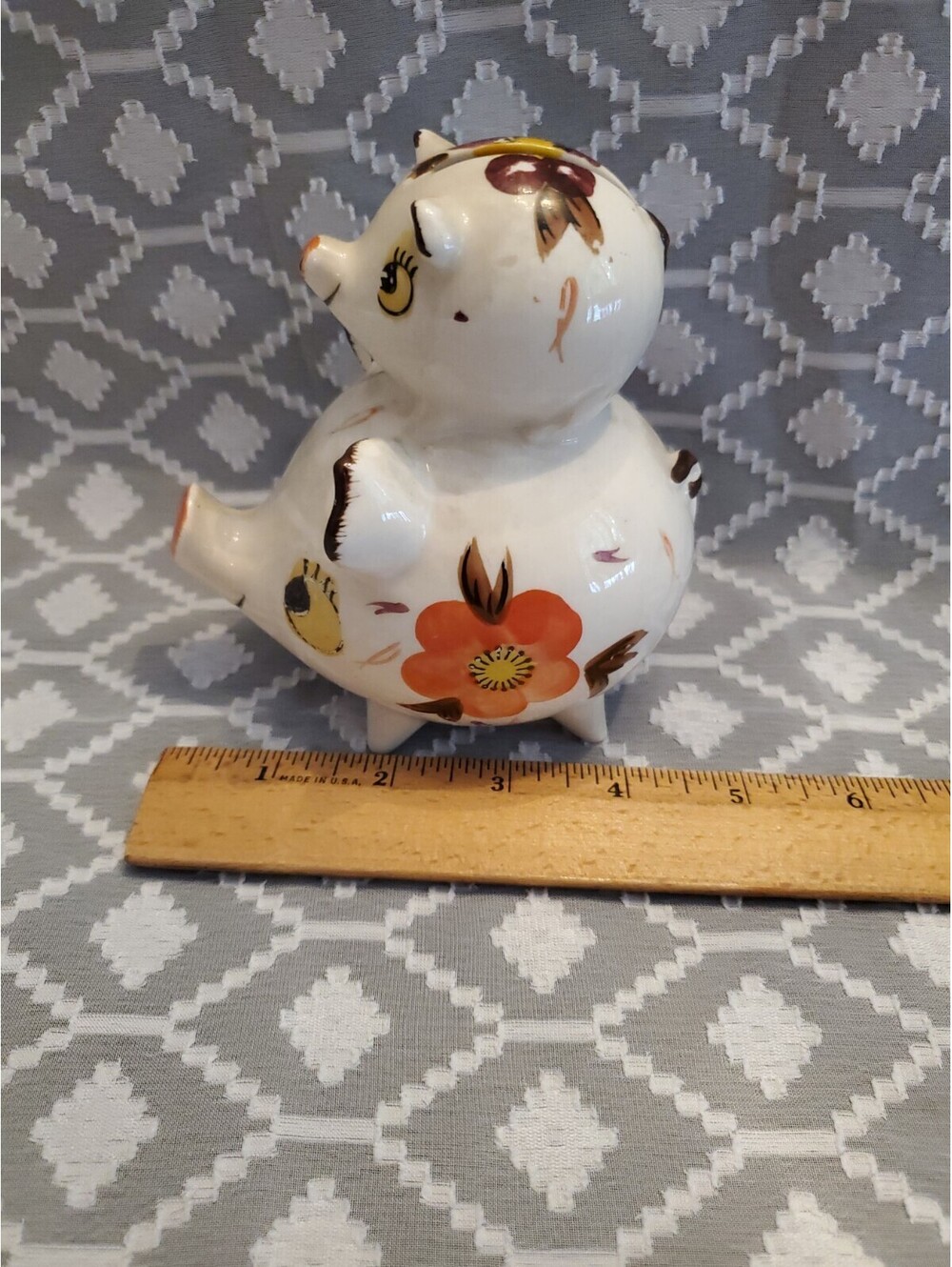 Vintage Japanese Double Pig Bank